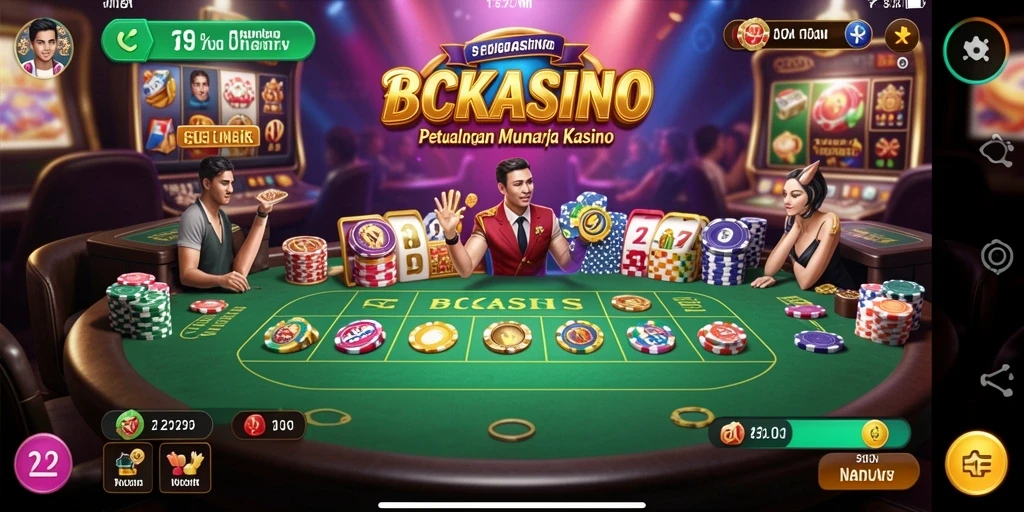 Gameplay BCKASINO yang seru dan mendebarkan di dunia petualangan kasino.