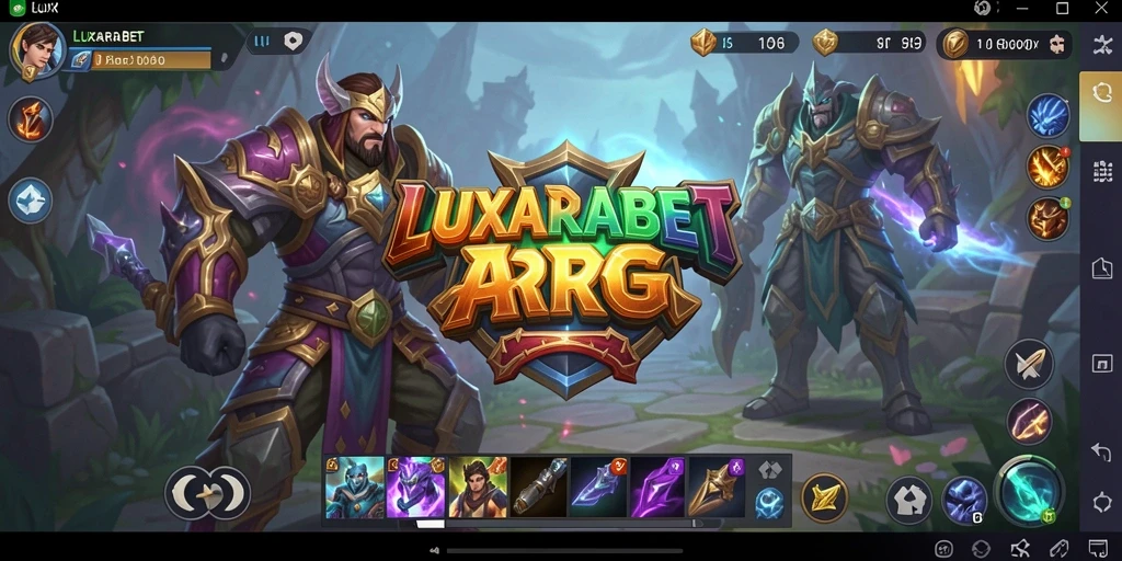 Tampilan gameplay seru di dunia ARPG LUXARABET.