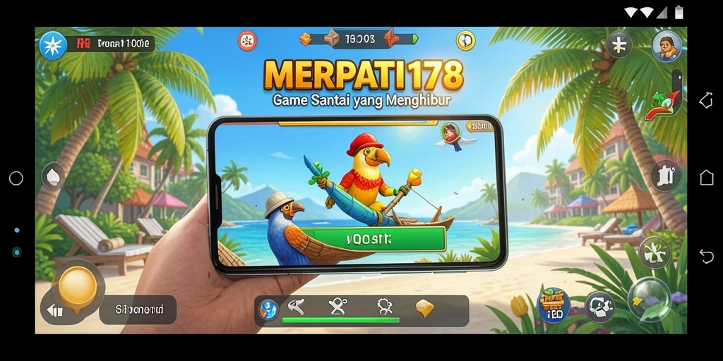 Screenshot menunjukkan momen seru dalam gameplay MERPATI178.