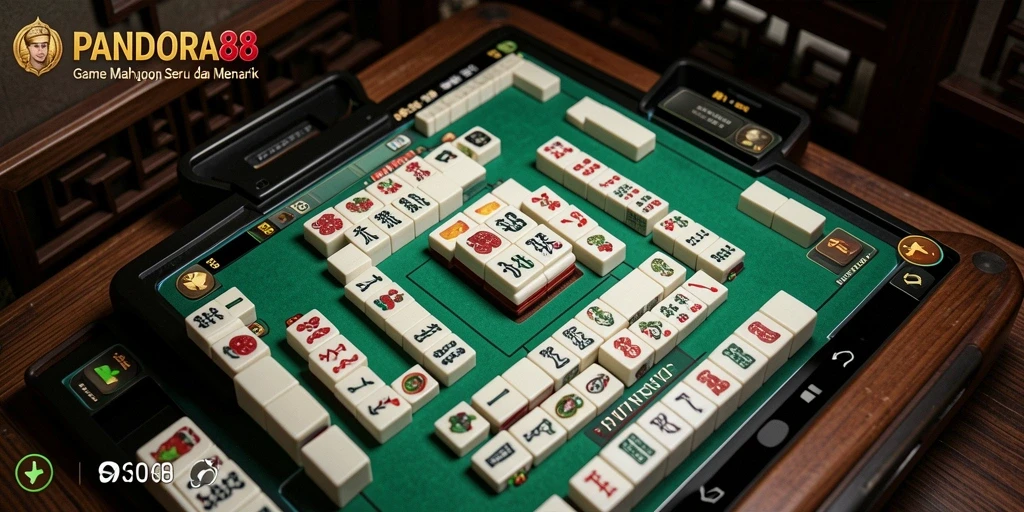 Tangkapan layar PANDORA88 menampilkan gameplay Mahjong yang menarik.