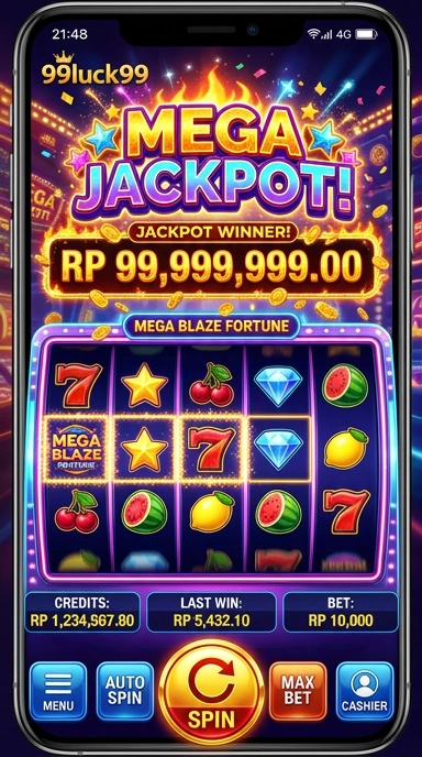 Tampilan utama aplikasi 99luck99 dengan beragam pilihan aplikasi.