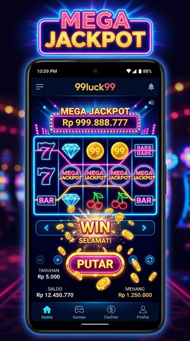 Screenshot fitur unggulan dari aplikasi 99luck99.